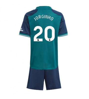 Arsenal Jorginho Frello #20 Tercera Equipación Niños 2023-24 Manga Corta (+ Pantalones cortos)